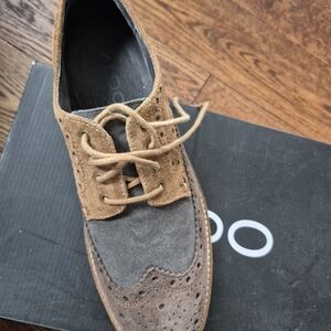 Aldo Men's Tan and Gray Derby Shoes